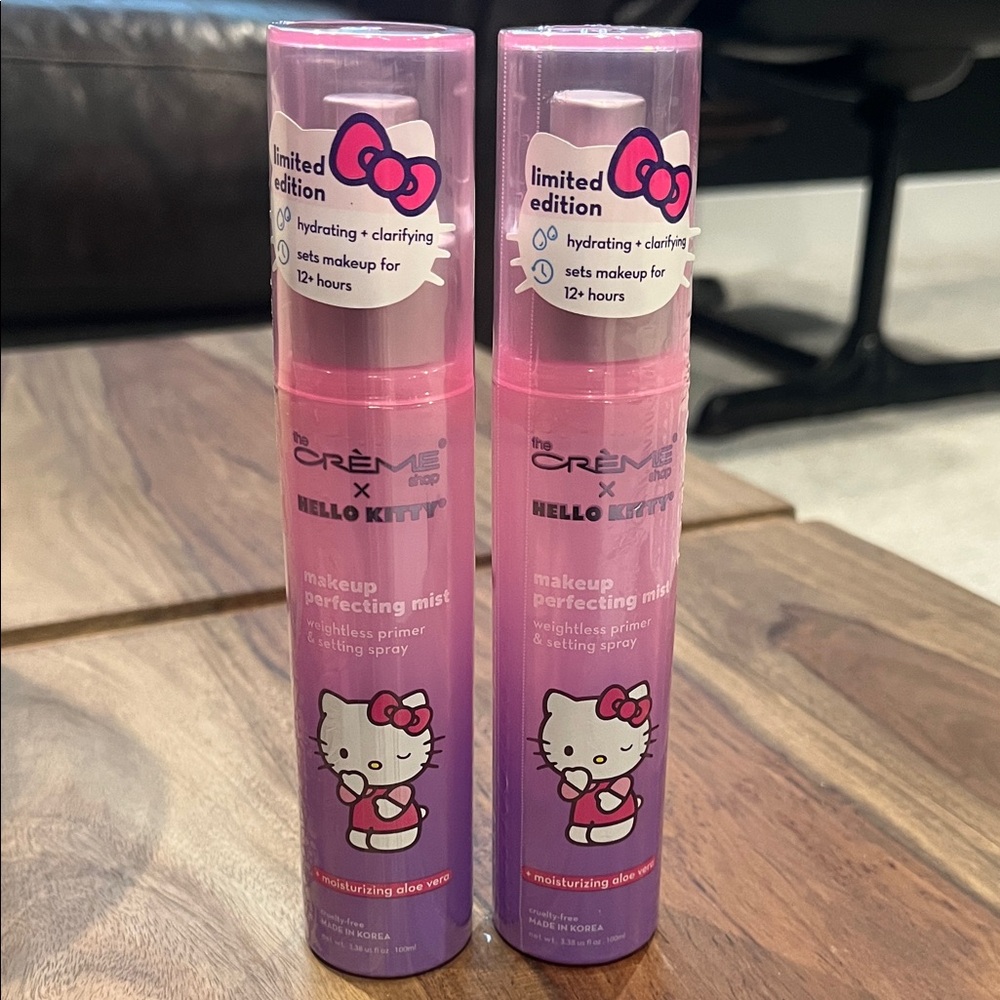 Hello Kitty Pink & Purple Makeup Perfecting Primer and Setting - Limited Edition